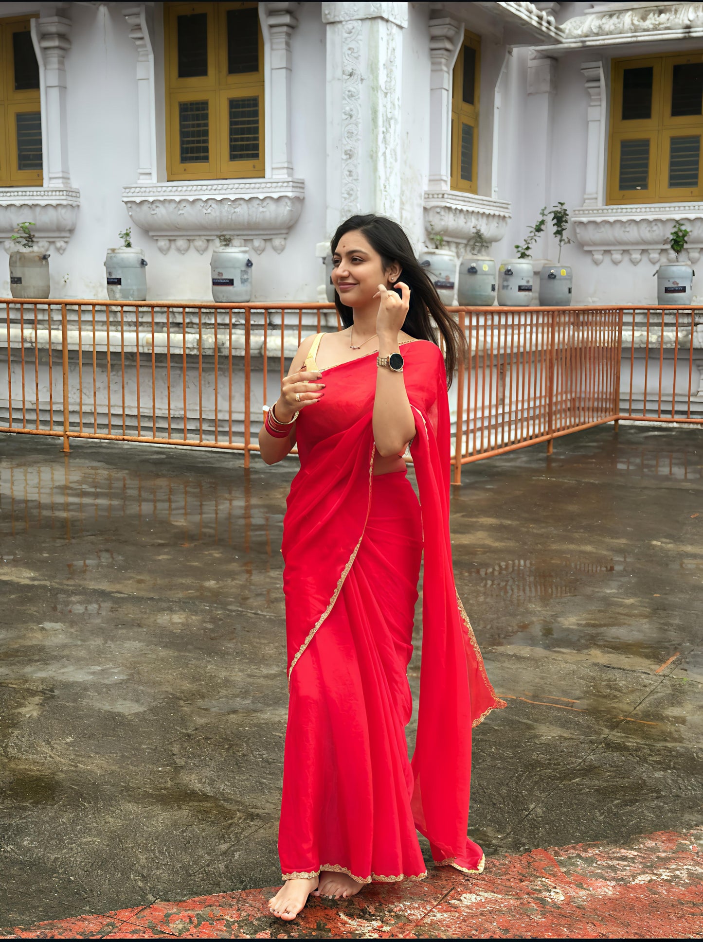 Temple Wear Saree