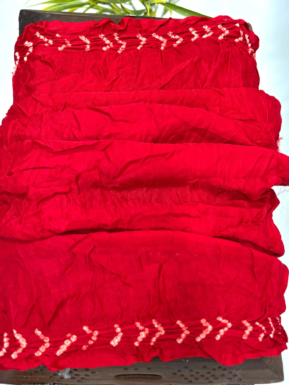 Semi Gajji Bandhani Saree