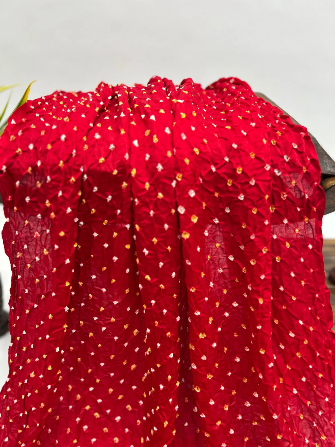 Semi Gajji Bandhani Saree