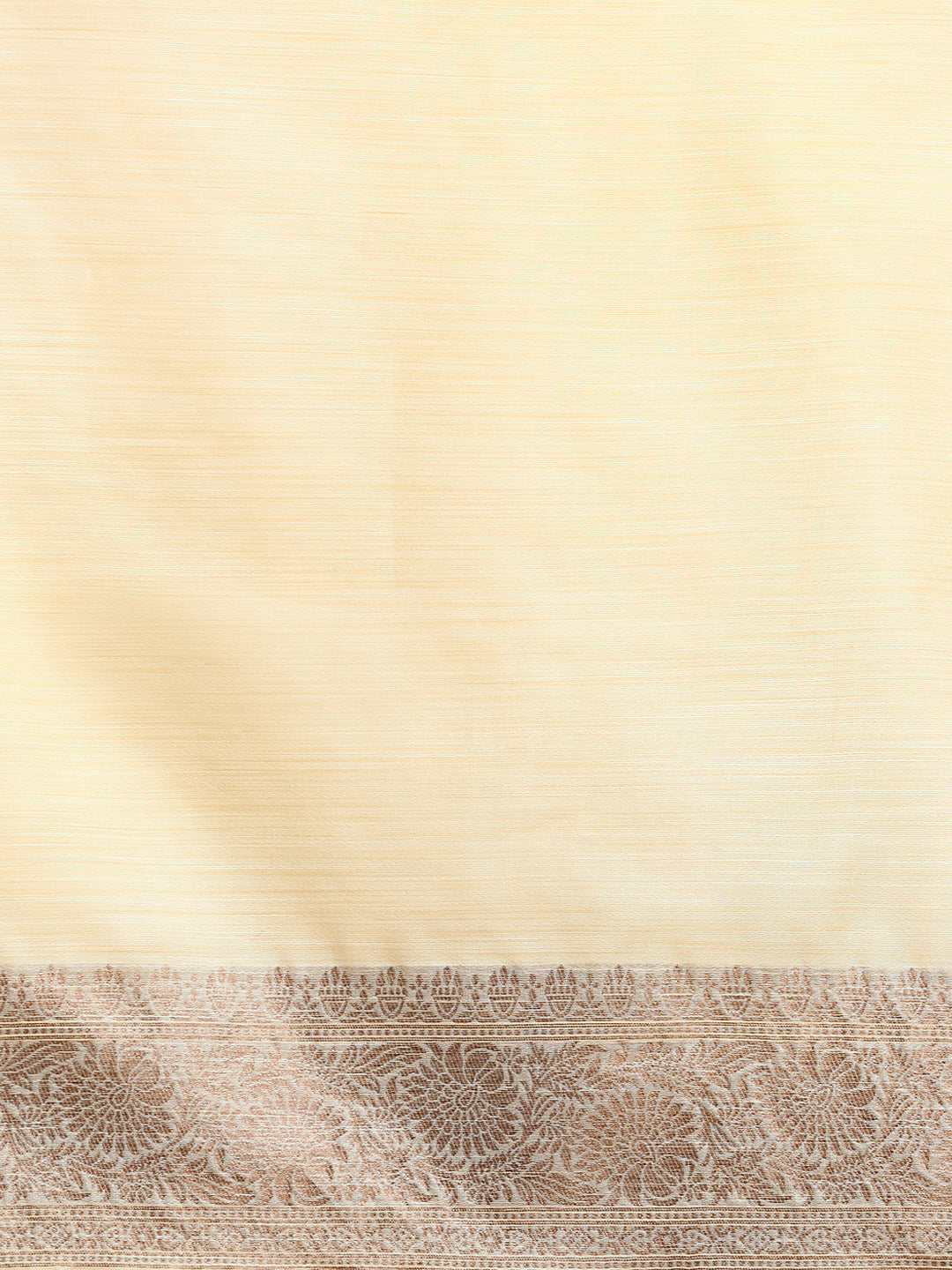 White Linen Saree