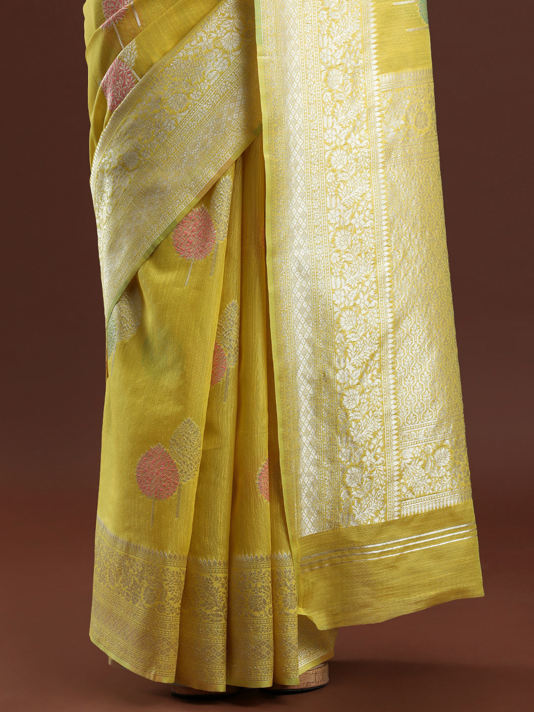 Semi Chanderi Cotton Saree